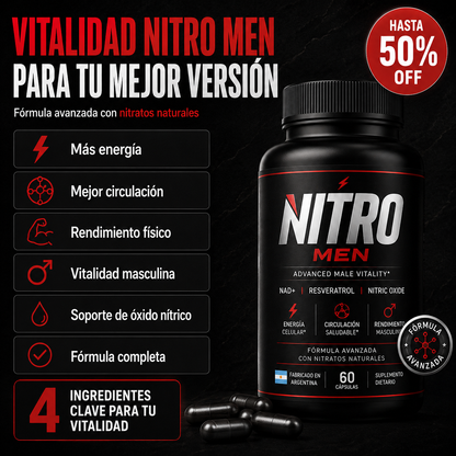 NITROMEN - NAD+ RESVERATROL OXIDO NITRICO