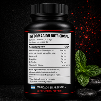 NITROMEN - NAD+ RESVERATROL OXIDO NITRICO